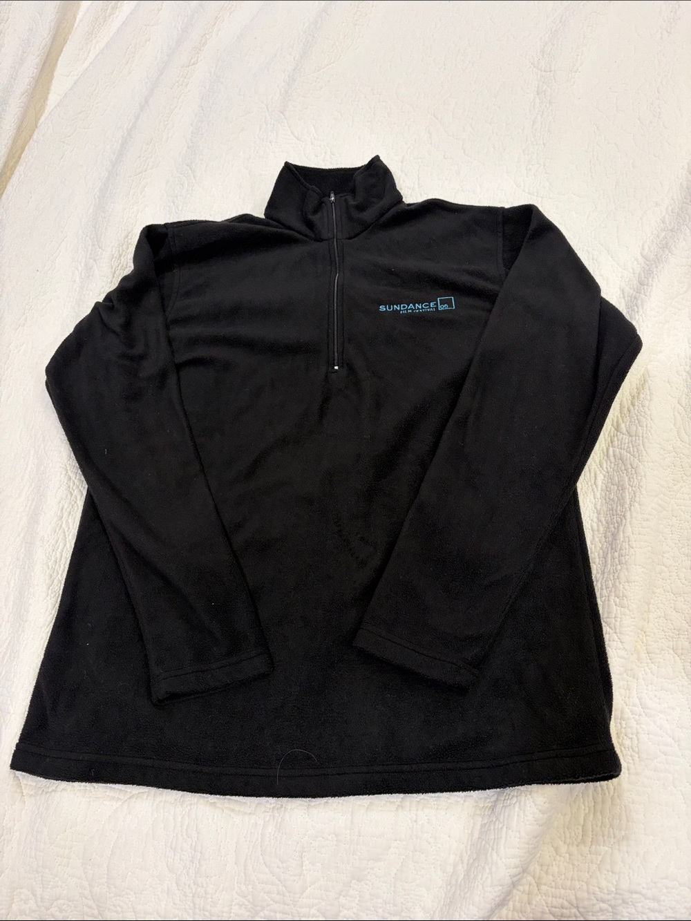 Sundance Film Festival 2006 Quarter Zip Fleece Pullover Black